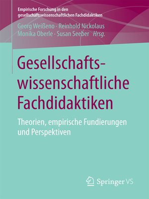 cover image of Gesellschaftswissenschaftliche Fachdidaktiken